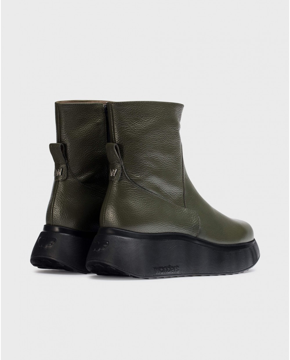 Wonders-Ankle Boots-SOFIA Green sports ankle boot