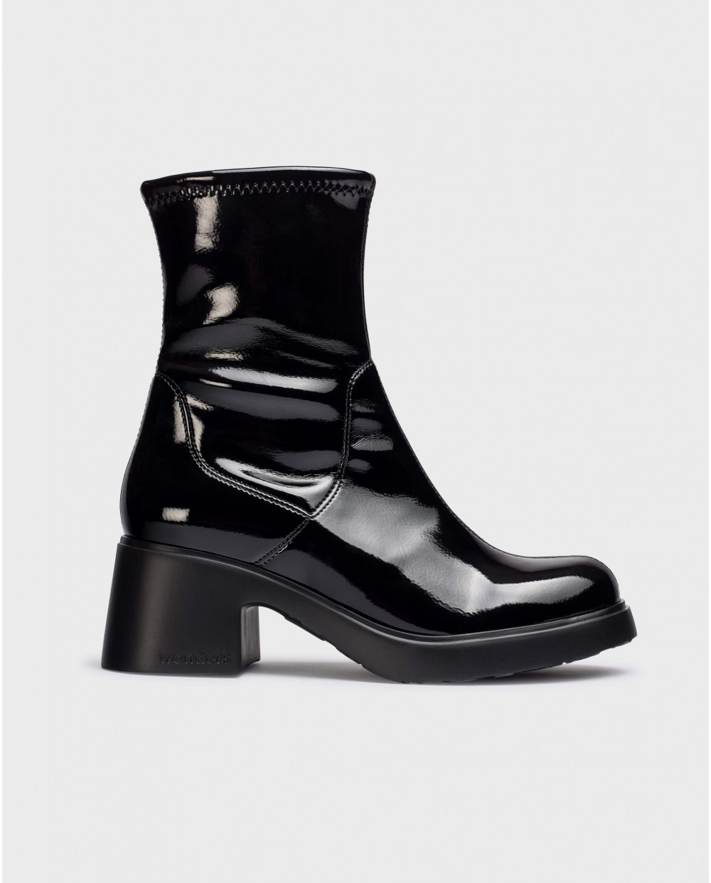 Wonders-Ankle Boots-Black MAYA ankle boot