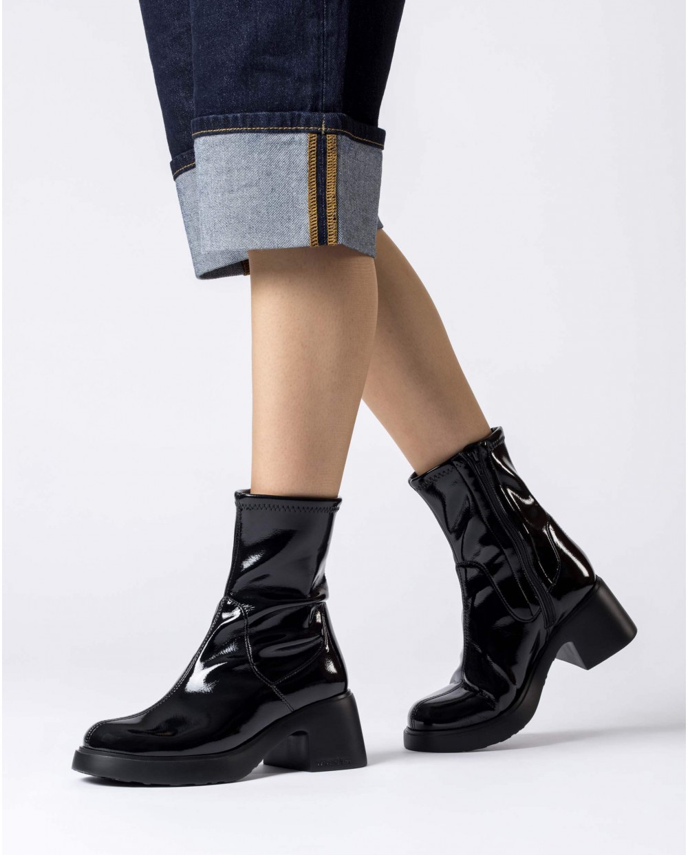 Wonders-Ankle Boots-Black MAYA ankle boot