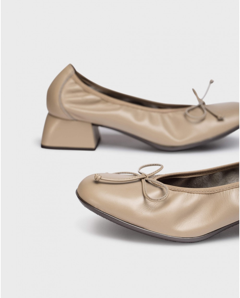 Wonders-Ballerinas-Brown BELLA ballet flat