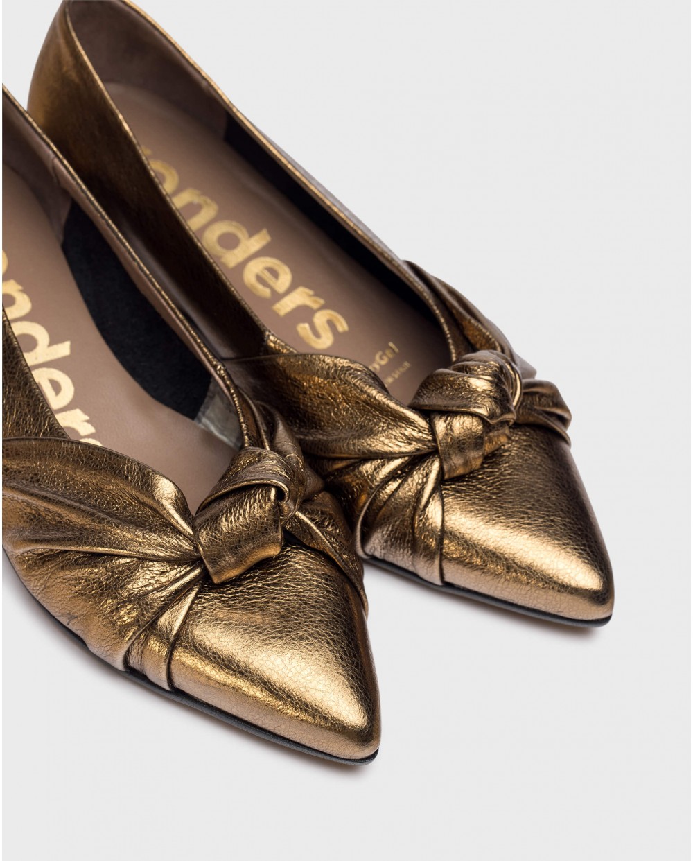 Wonders-Ballerinas-Gold EUGENIA ballet flat