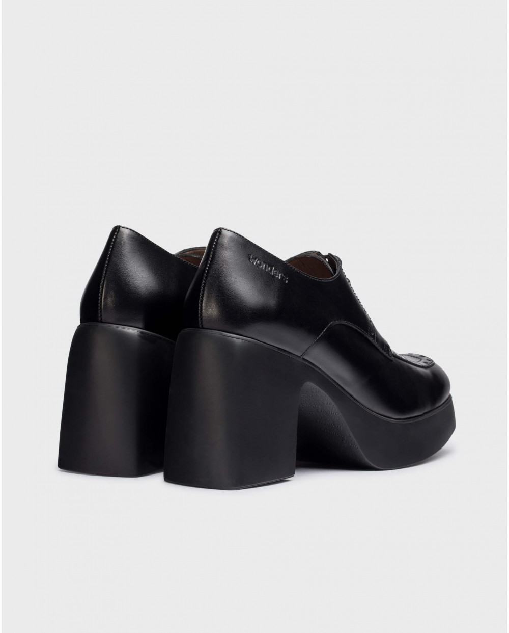 Wonders-Wedges-Black MERCEDES shoes