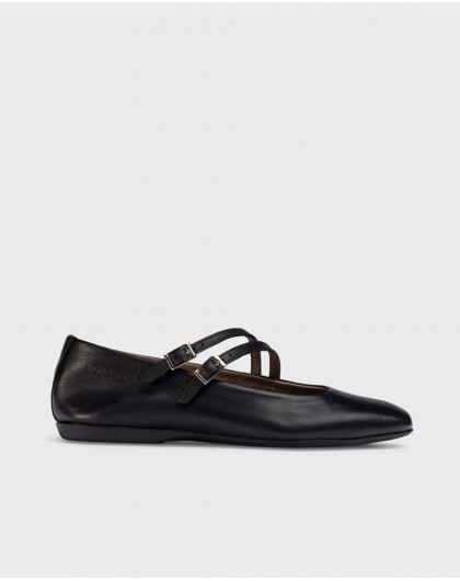 Wonders-Ballerinas-Black EIDER Ballet flat