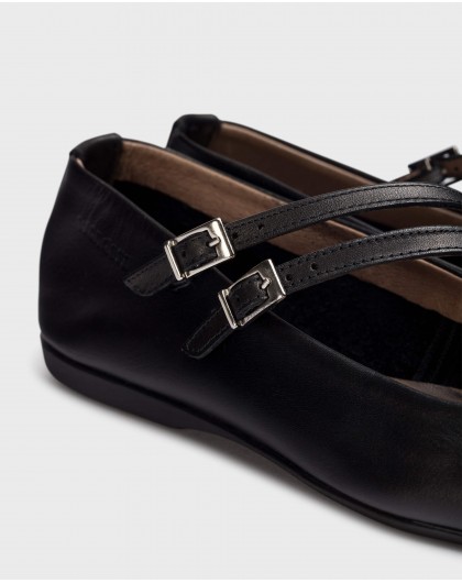 Wonders-Ballerinas-Black EIDER Ballet flat