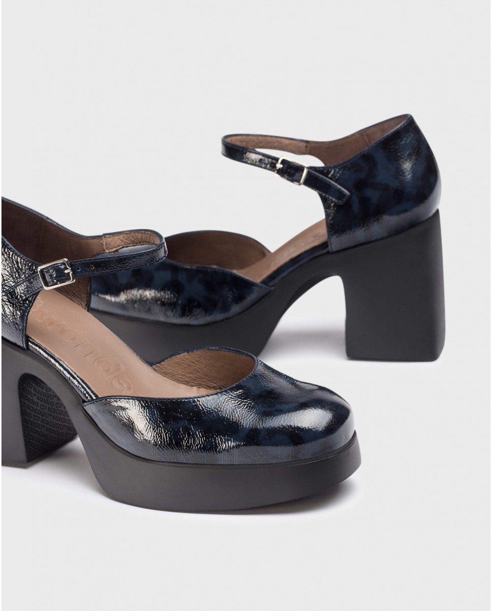 Wonders-Platforms-Blue LALA Mary Janes