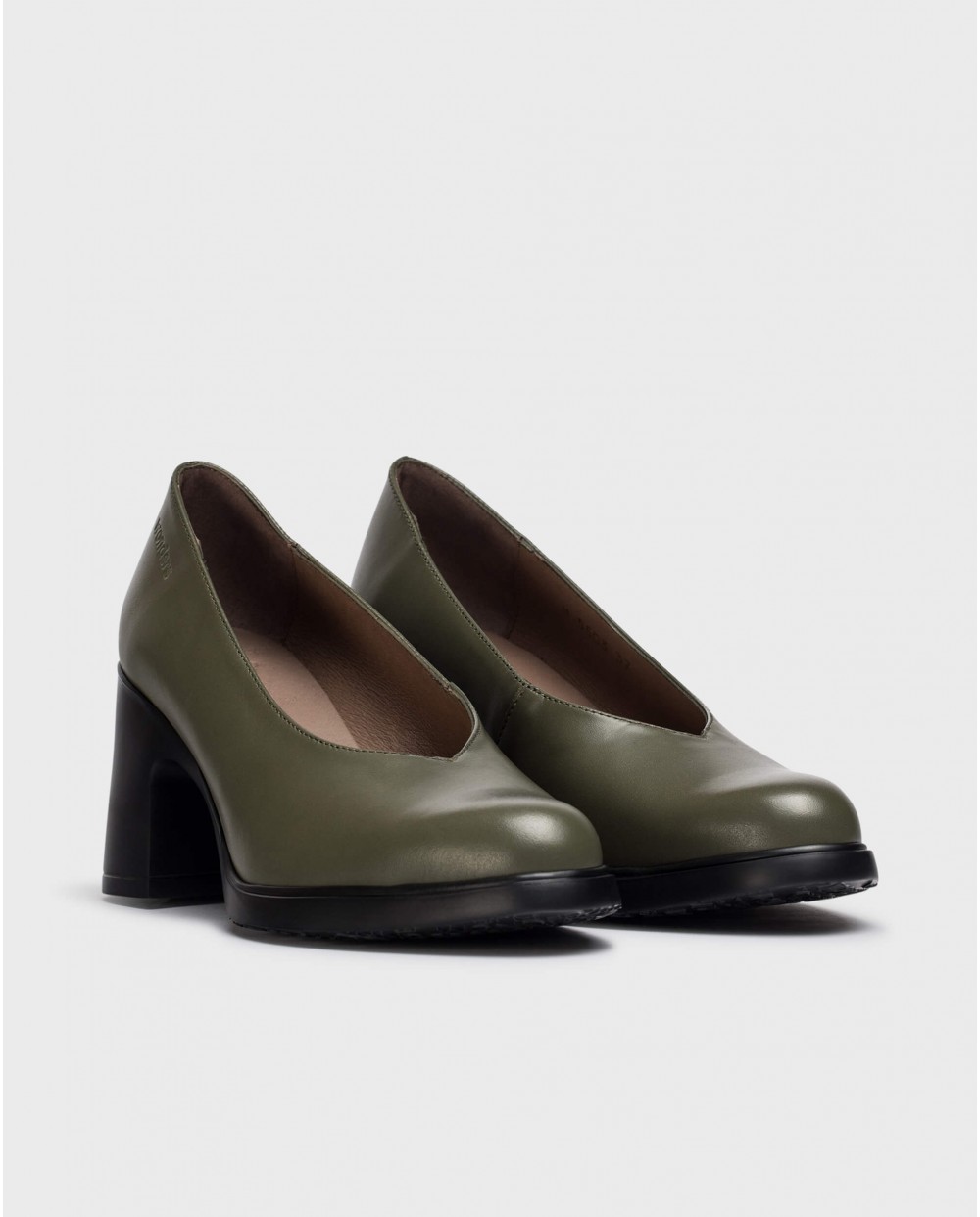 Wonders-Wedges-Green ELEY Shoes