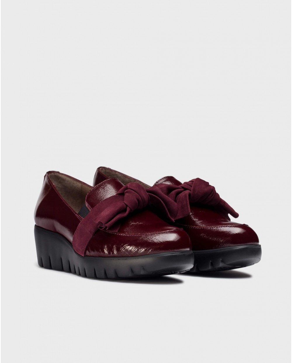 Burgundy ROMEO loafers