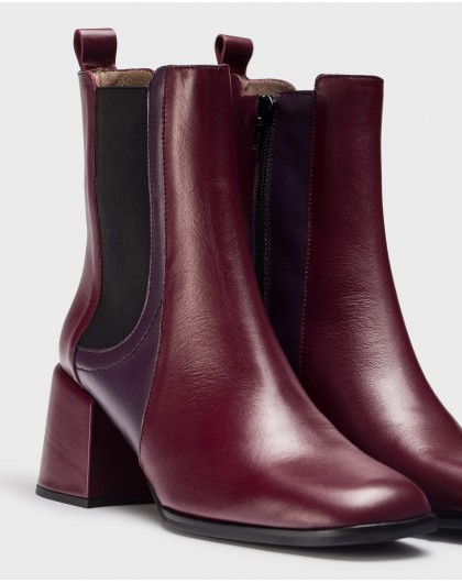 Burgundy RORI ankle boots