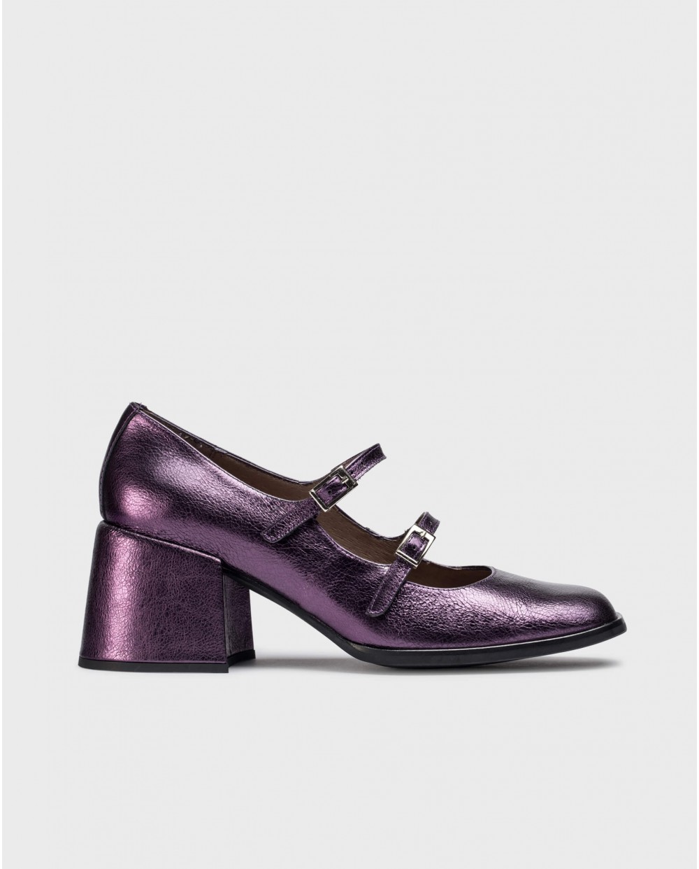 Wonders-Heels-Purple HASSAN Mary Janes