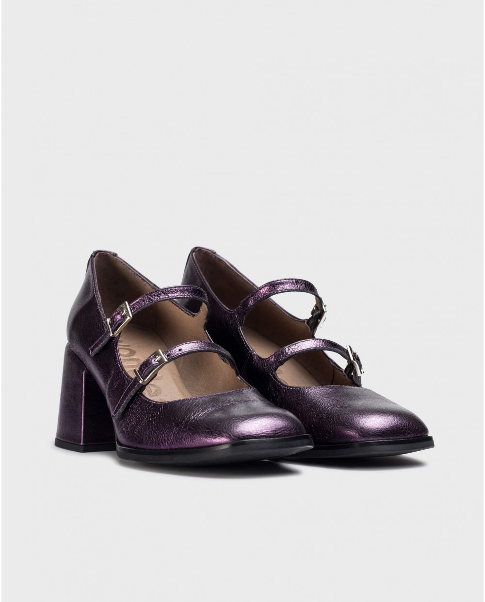 Wonders-Heels-Purple HASSAN Mary Janes