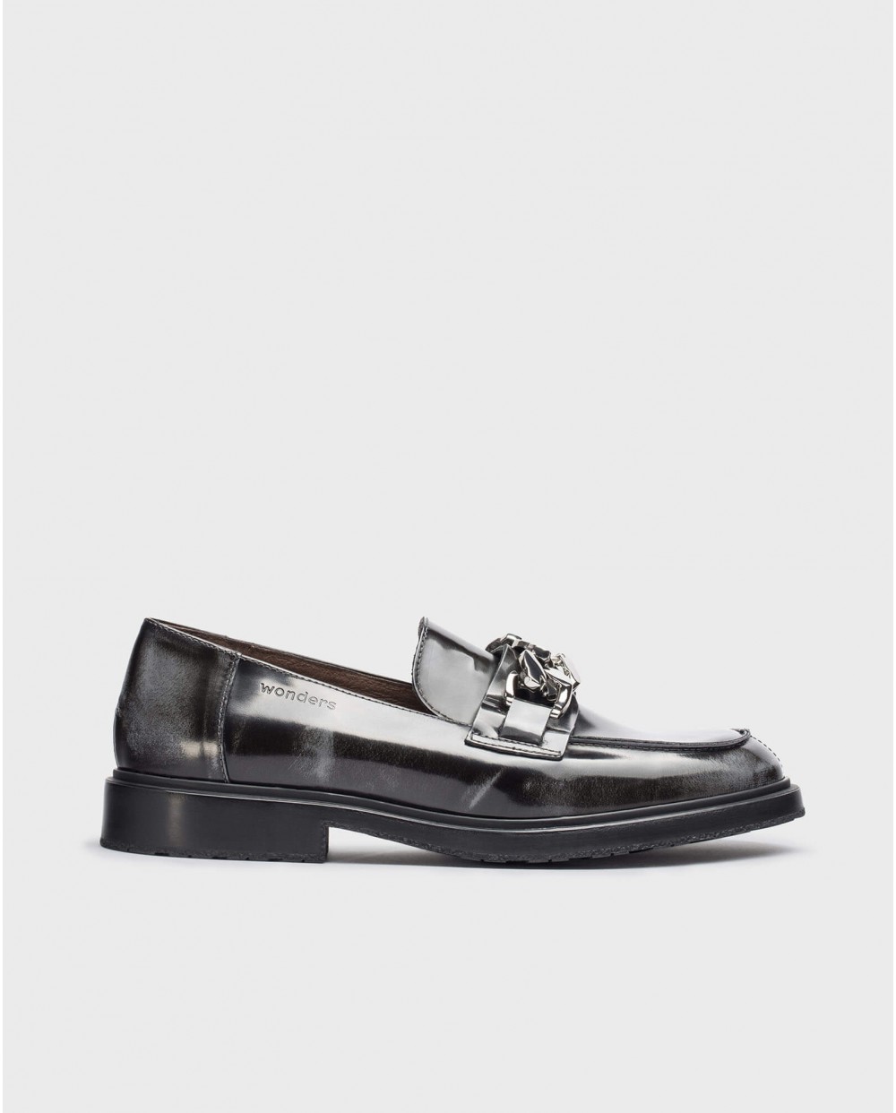 Wonders-Outlet Loafers-Grey SURI Loafers