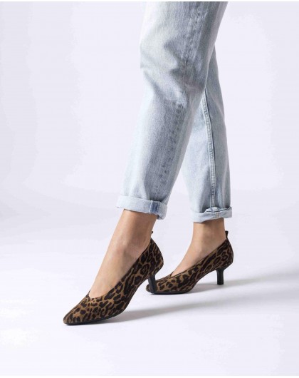 Wonders-Heels-Animal Print HILDA Shoes