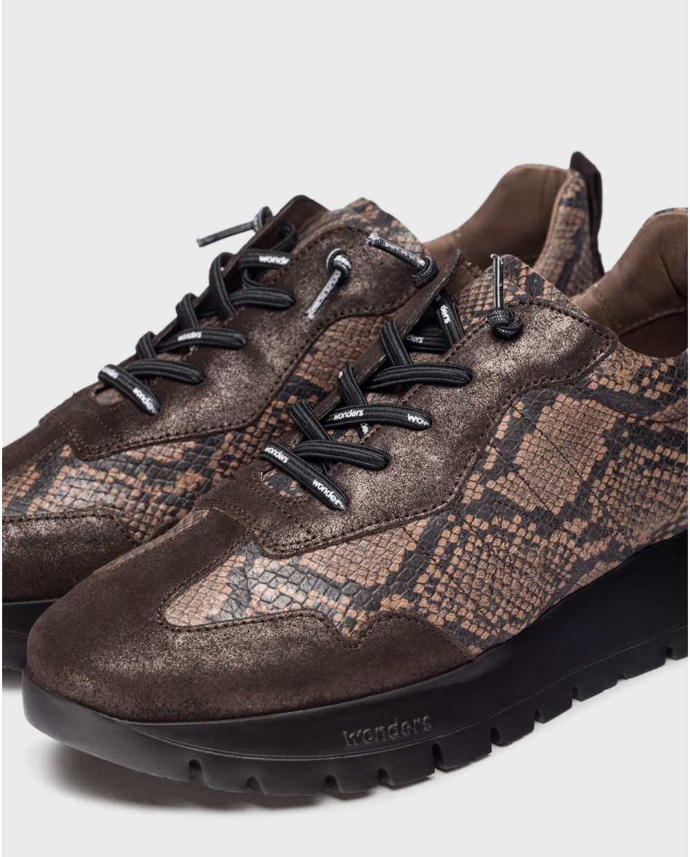 Wonders-Outlet Flat Shoes-Animal Print SUPRA Sneaker