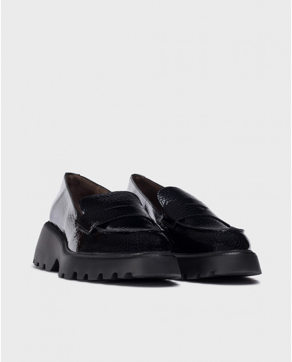 Wonders-Outlet Loafers-Black DEVINA Loafers