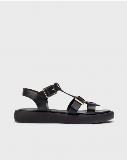 Wonders-Sandals-Black LUZ Sandal