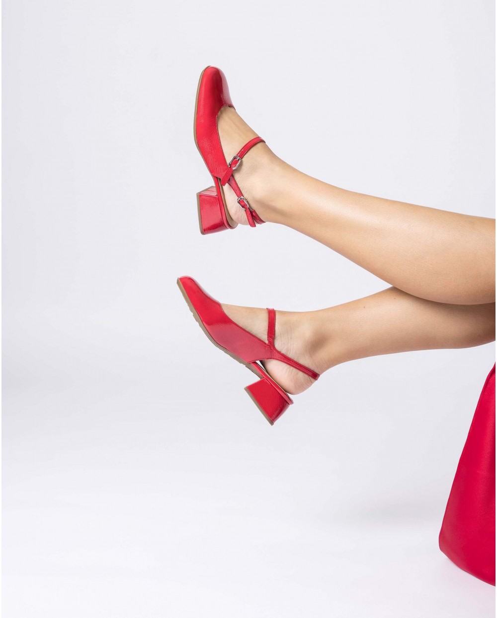 Wonders-Pre Fall 2024-Red VESNA Slingback