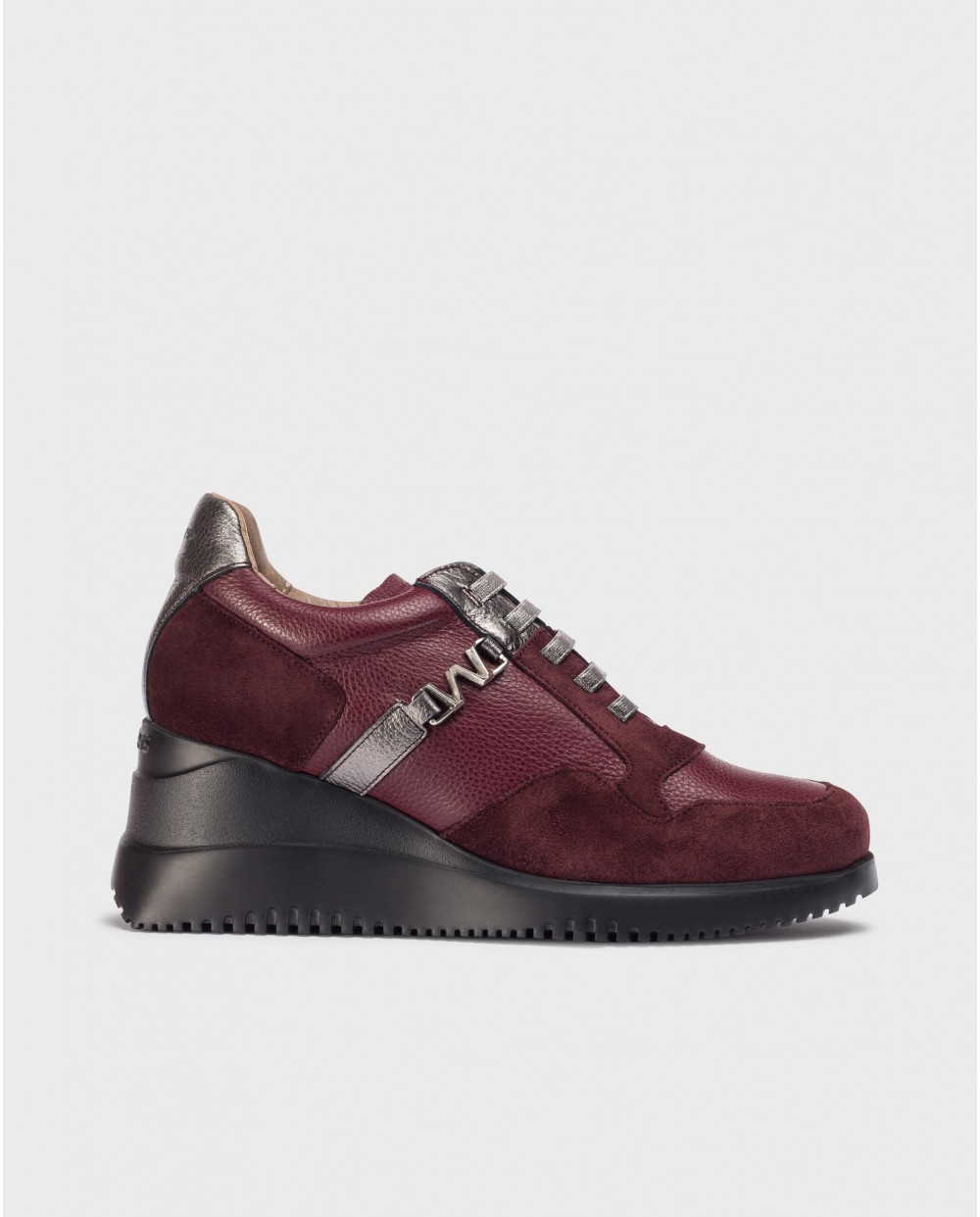 Wonders-Outlet Flat Shoes-Burgundy EVA Sneakers