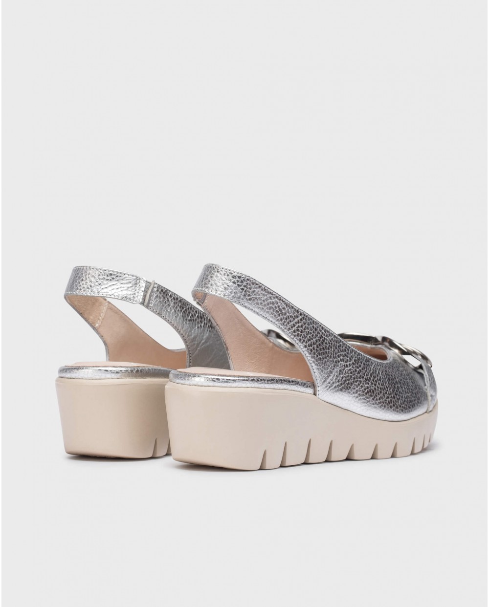 Wonders-SS 2025-Silver GALE Slingback