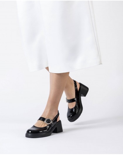 Wonders-SS 2025-Black SORA Slingback