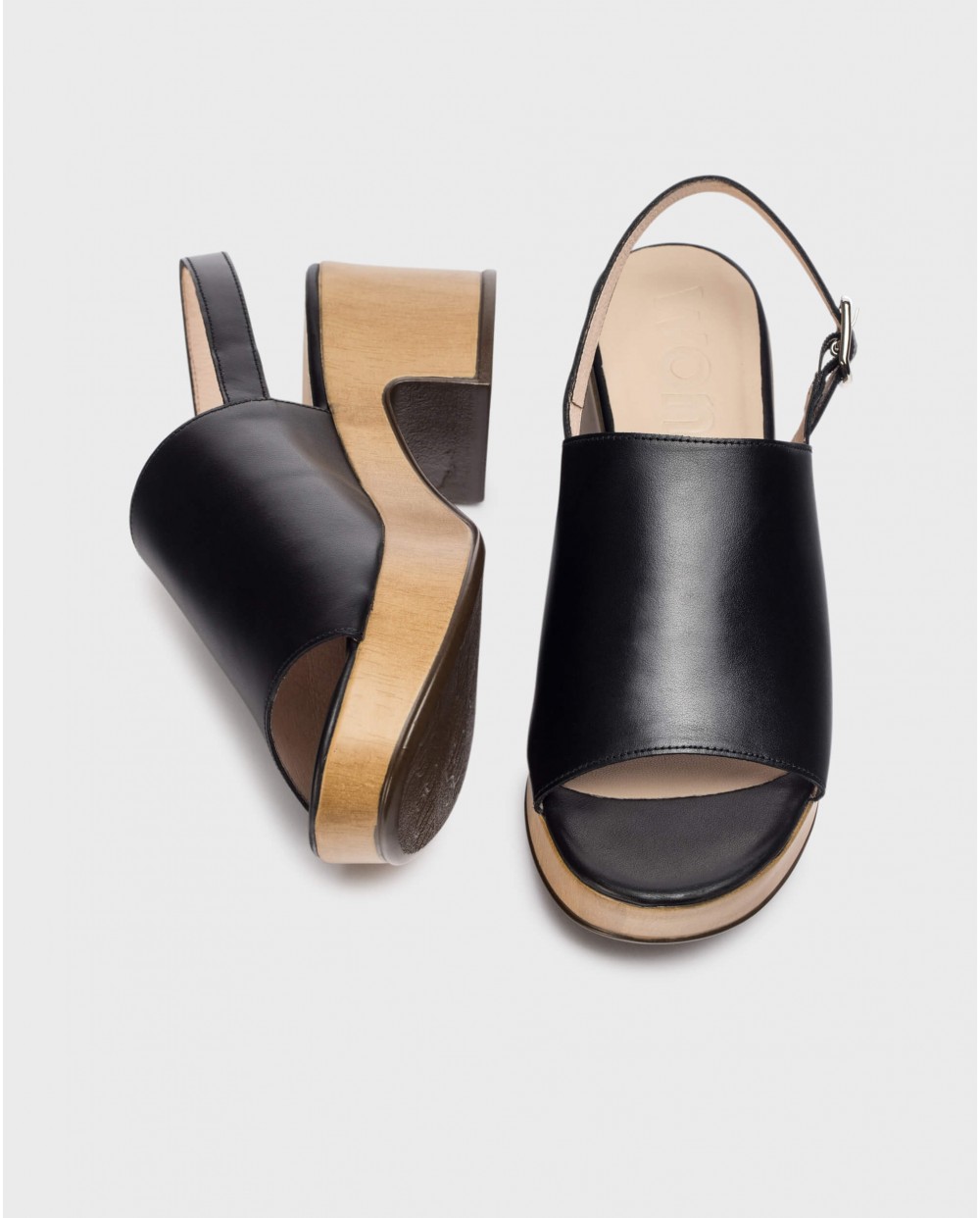 Black MIERCOLES 50-P Sandal