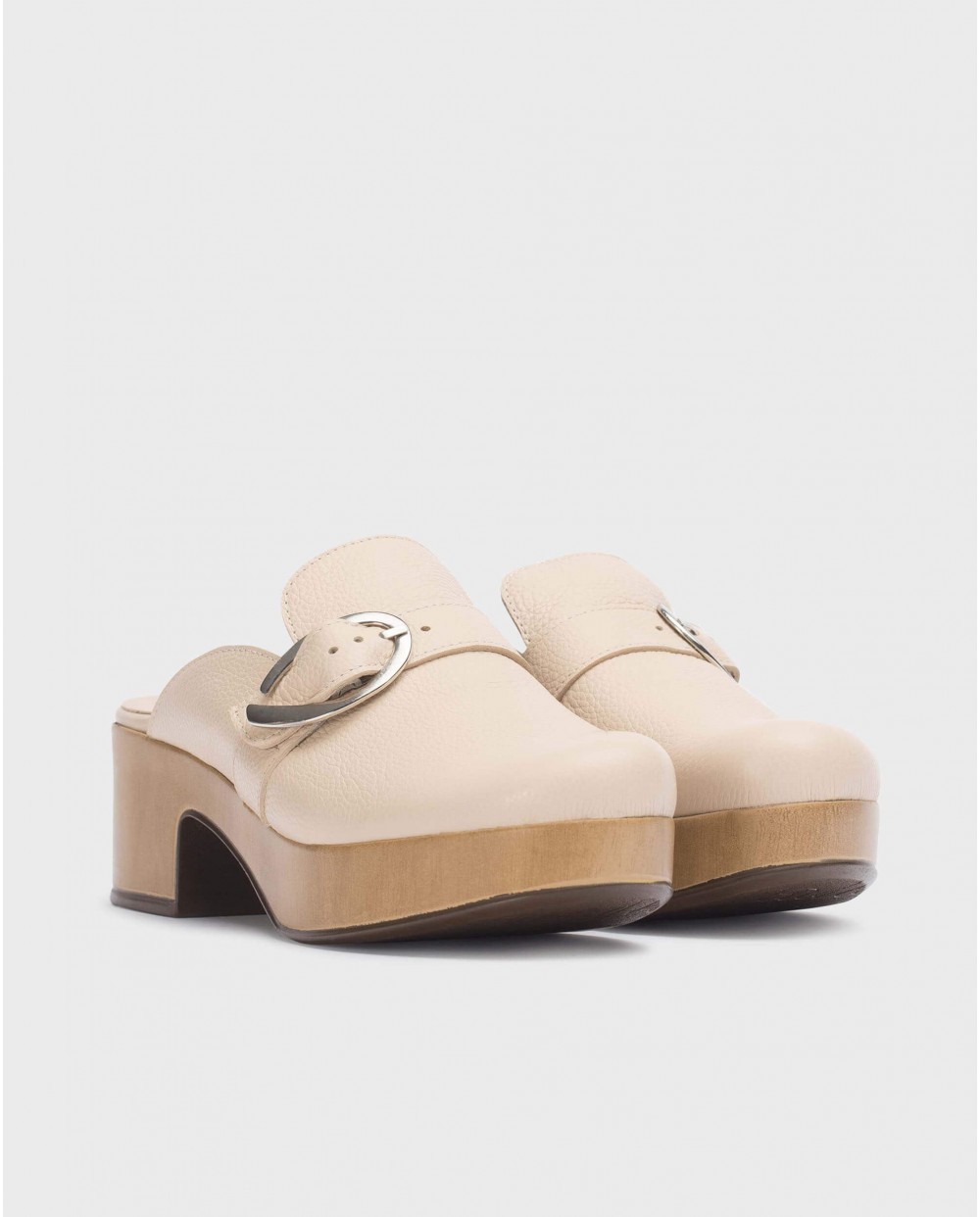 SLOW Beige Clog