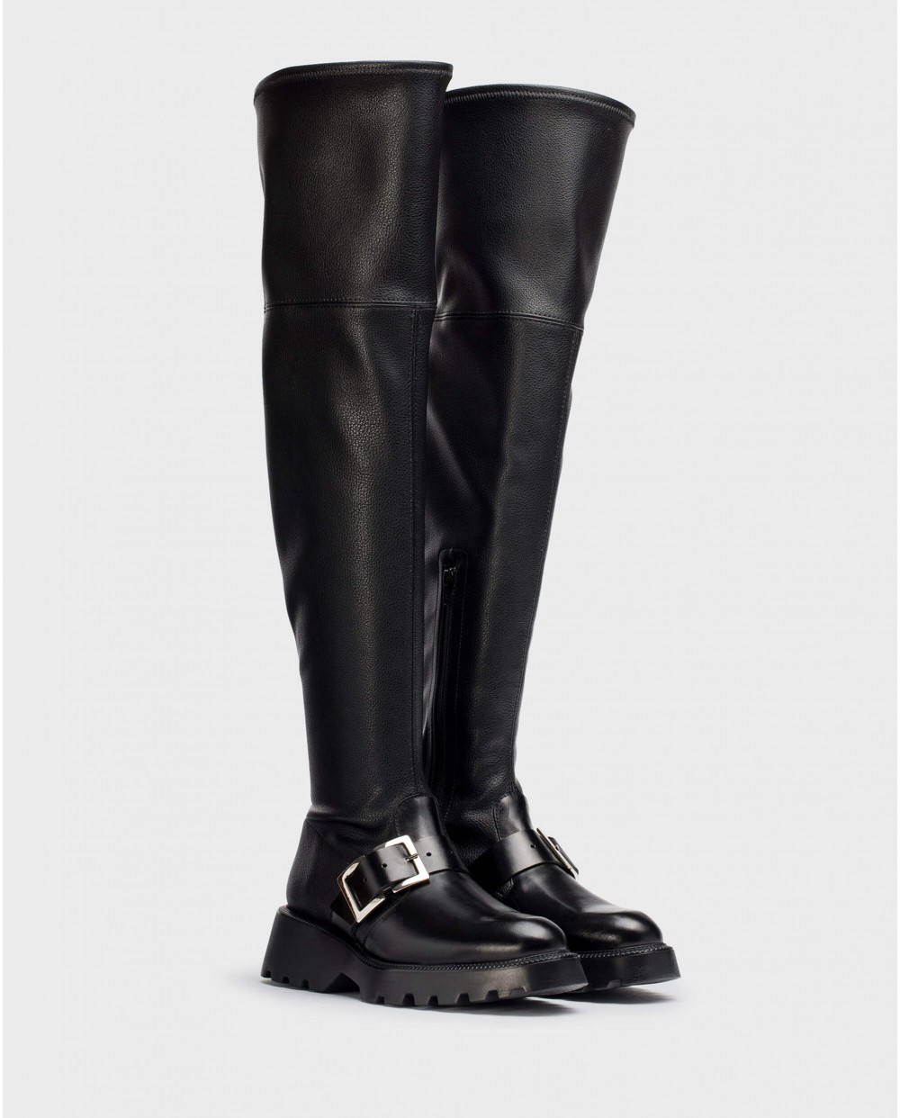 Black Lycra boot