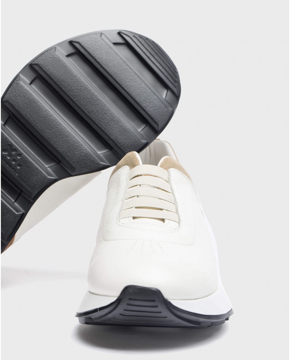 Track sole sneakers