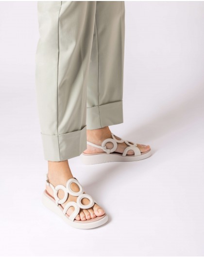 TOLEDO White sandals