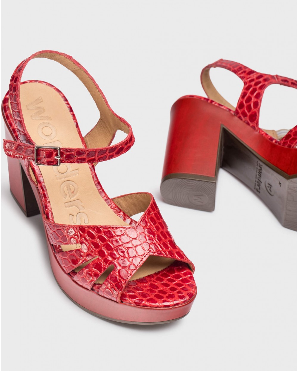 Red AUDREI Sandals