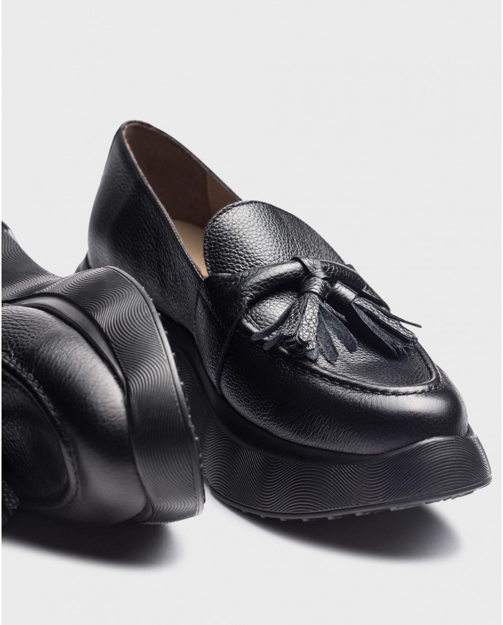 Black GILROY loafers