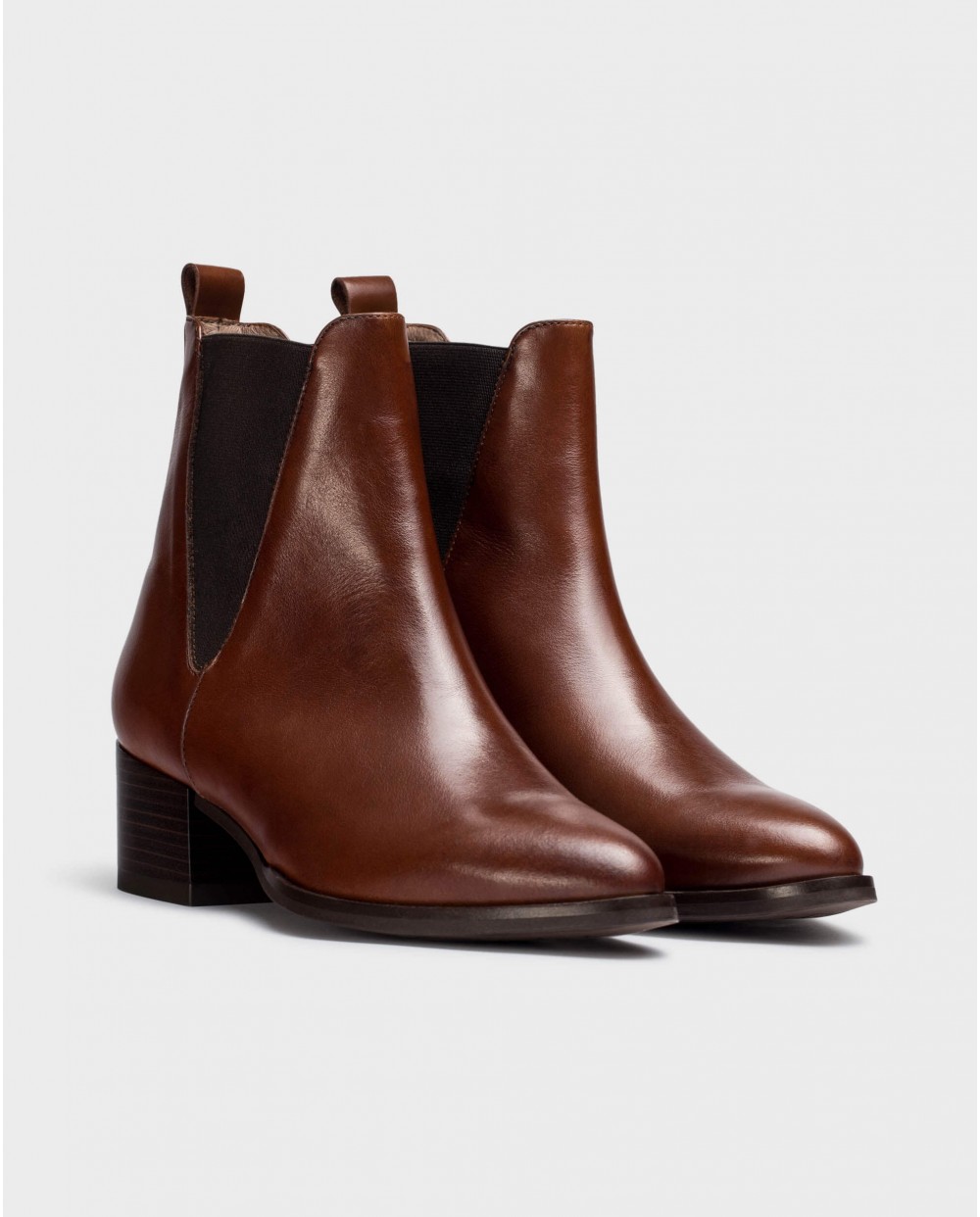 Brown EST ankle boots