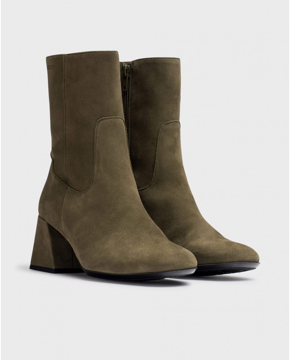 Green MANDY Ankle Boots