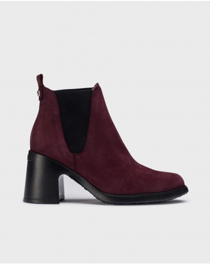 Burgundy VALERIA Ankle boots