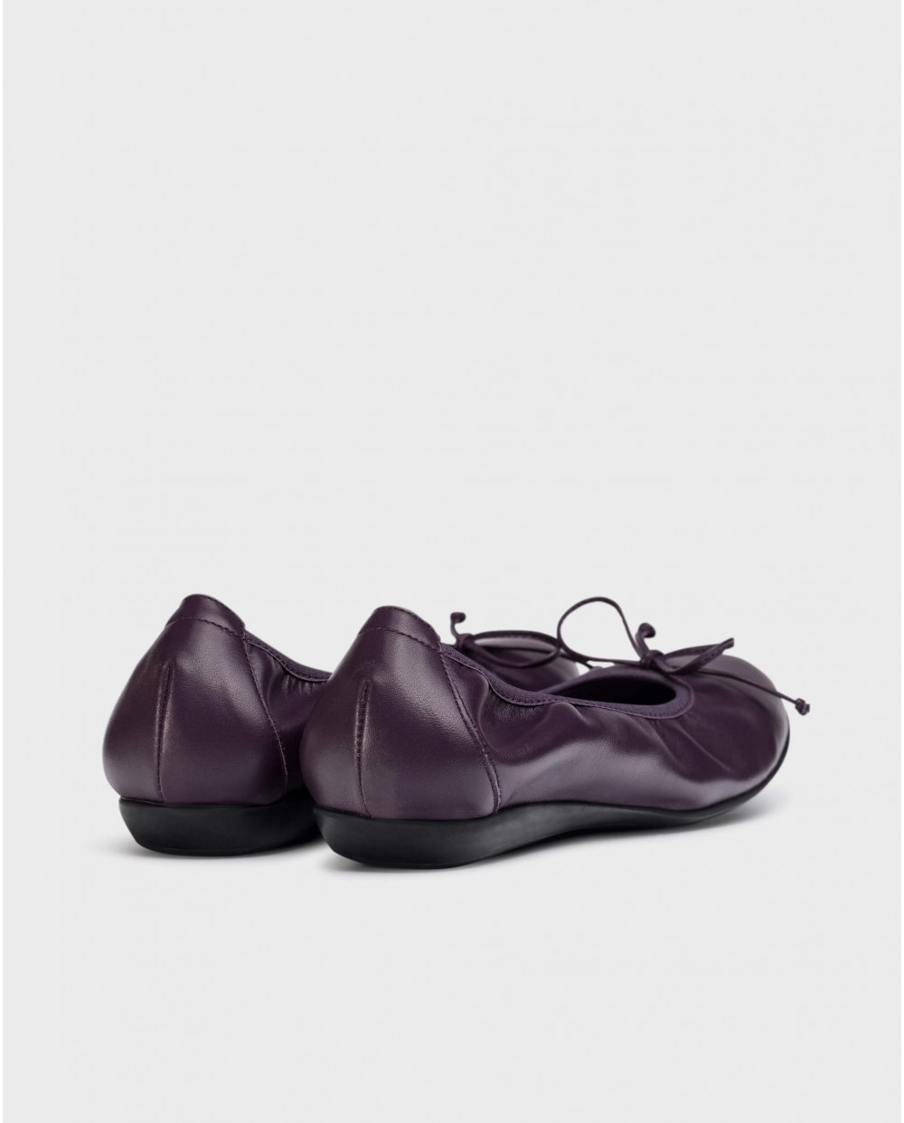 Purple BO Ballet Flat