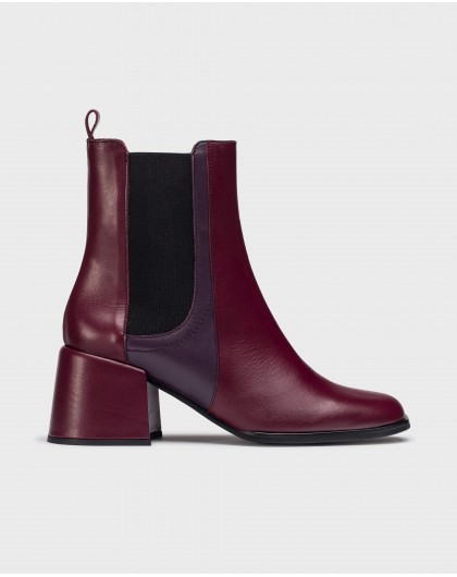 Burgundy RORI ankle boots