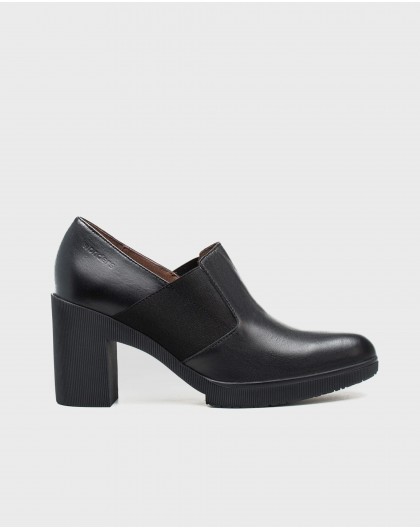 Wonders-Heels-leather platform shoe