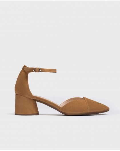 Wonders-Outlet-Two-tone suede leather shoe