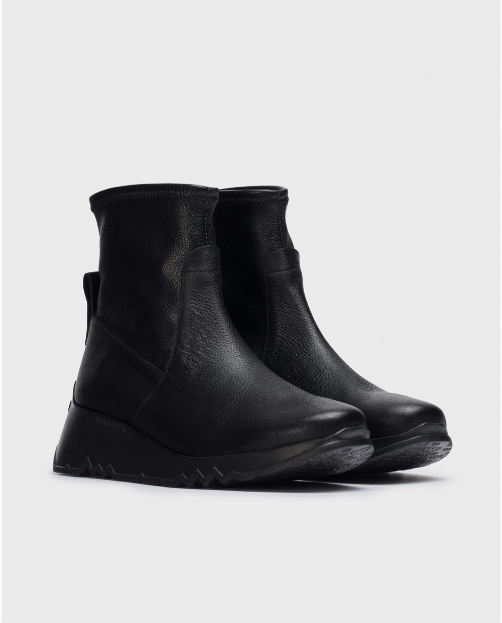 Wonders-Ankle Boots-Black Tazu Ankle Boot