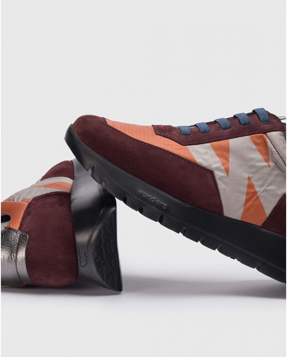 Wonders-Sneakers-Burgundy Odisei Sneaker