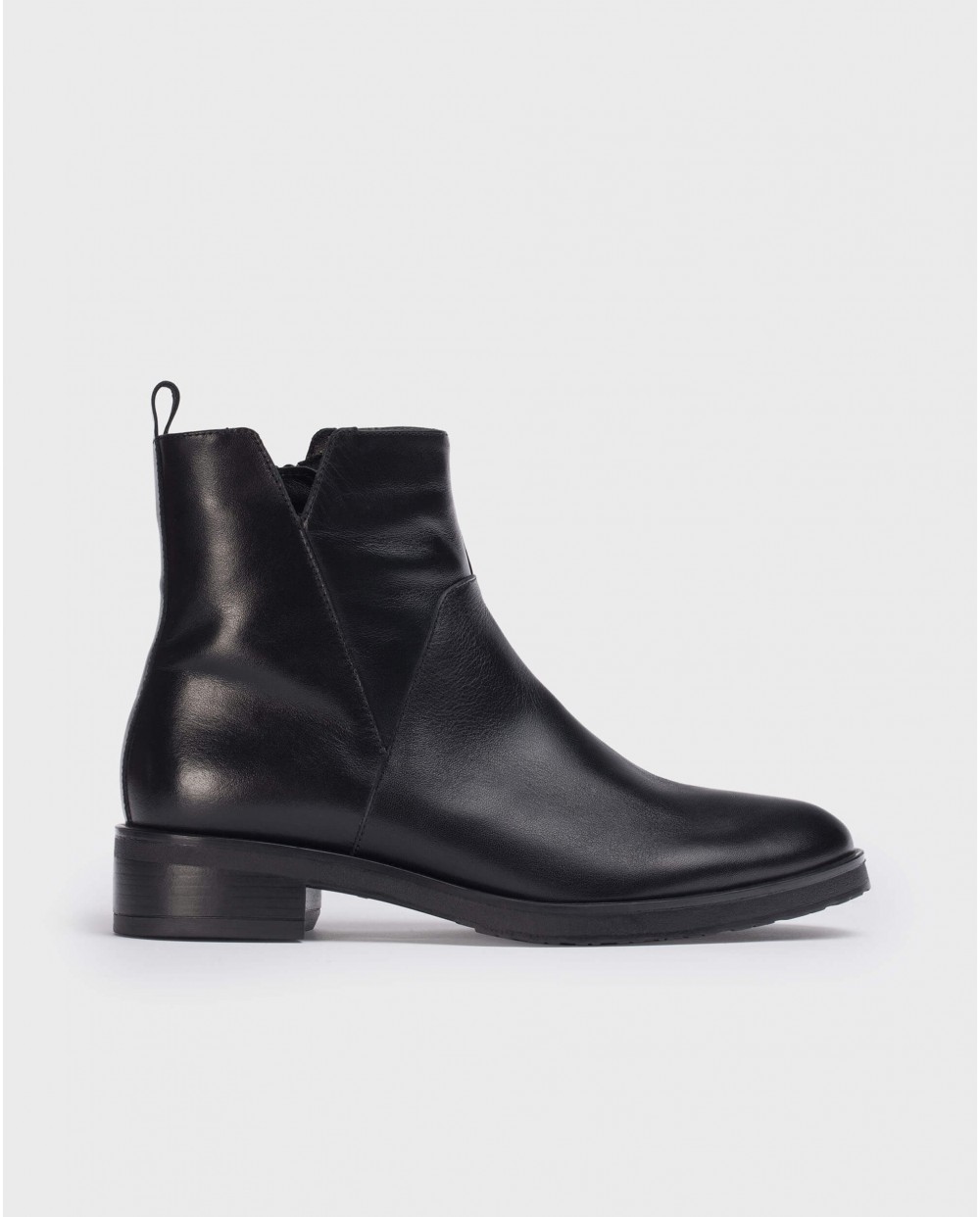 Wonders-Ankle Boots-Black Milo Ankle Boot