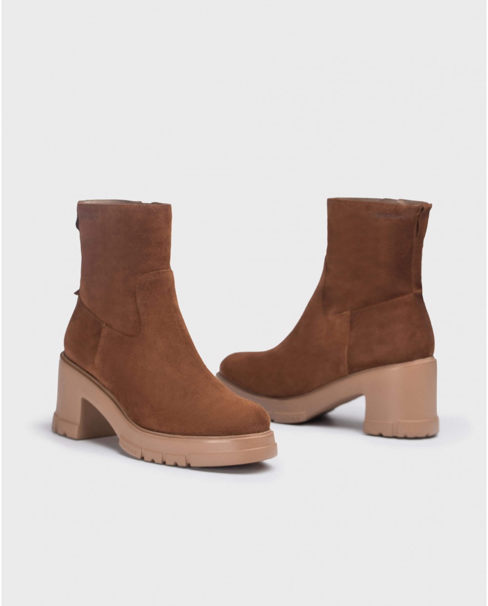 Wonders-Ankle Boots-Brown Moon Ankle Boot