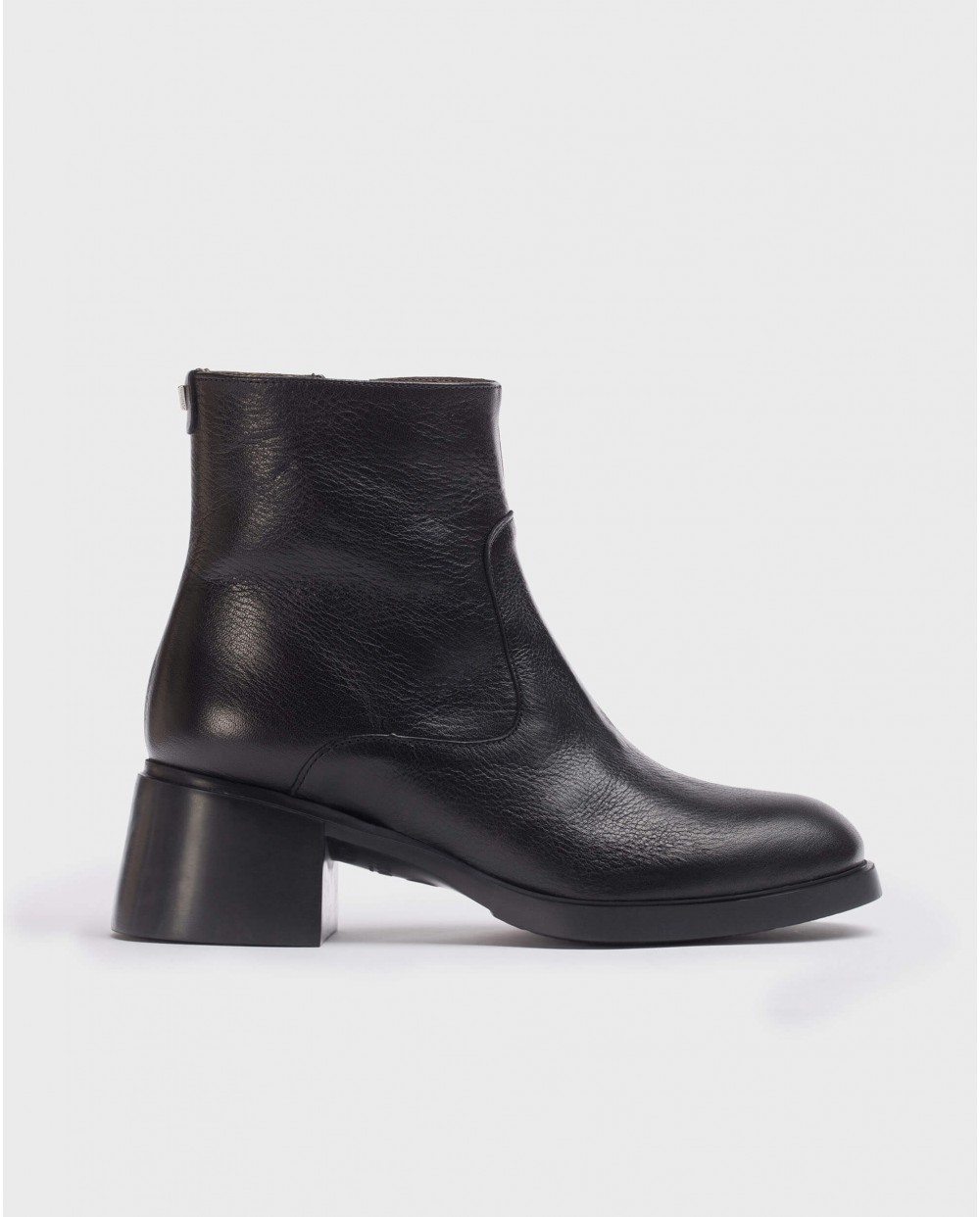 Wonders-Ankle Boots-Black Blur Ankle boot