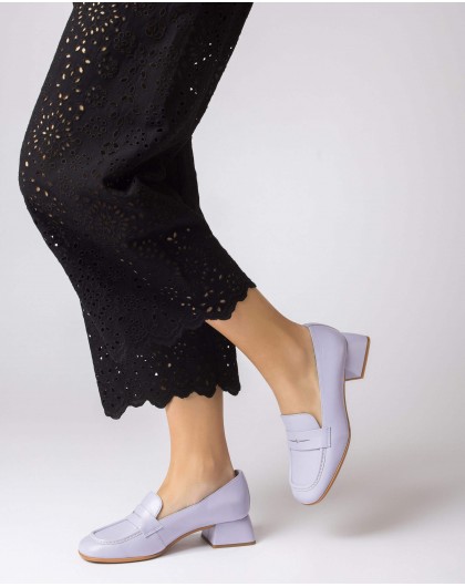 Wonders-Flat Shoes-Violet Gift moccasin