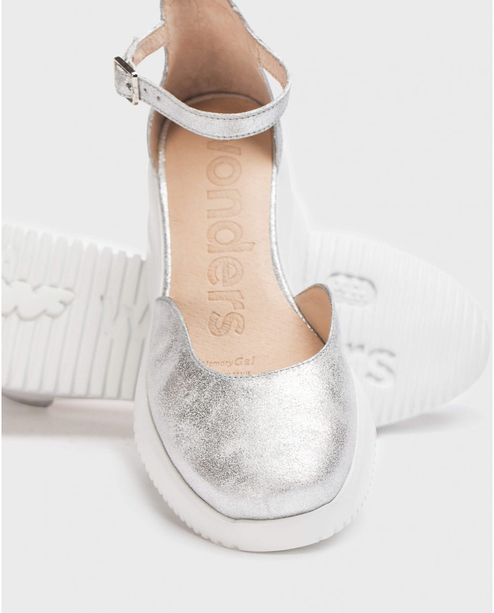 Wonders-Sandals-Silver Fenix Sandal