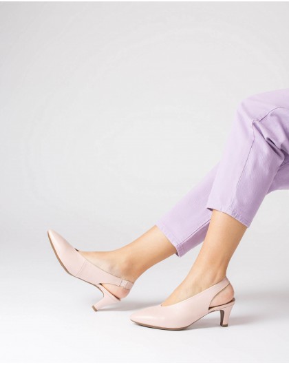 Wonders-Heels-Sandals with criss-cross straps