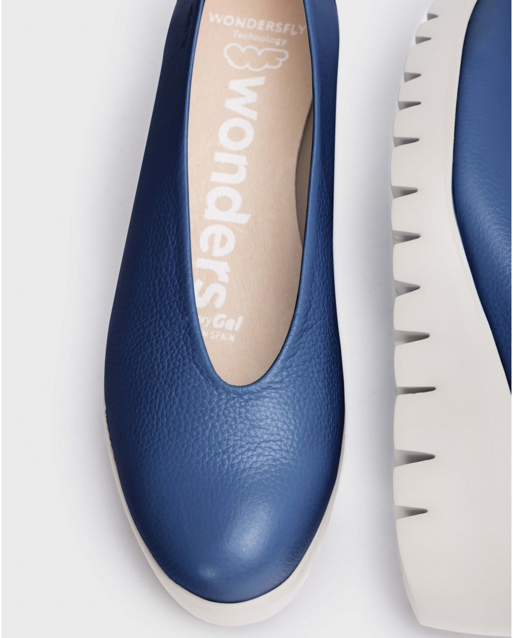 Wonders-Loafers-Navy blue Fly shoe