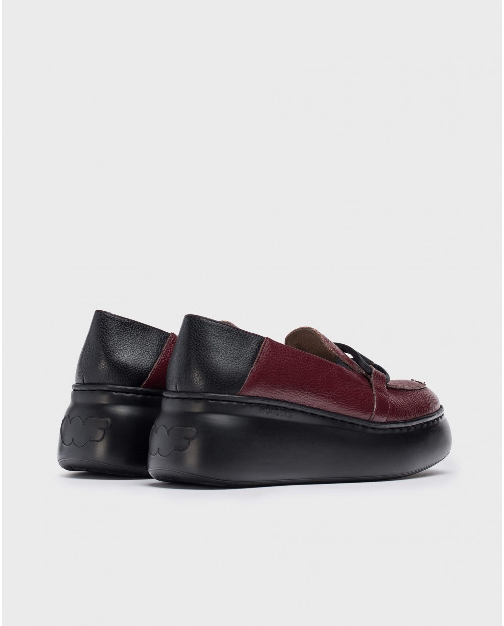 Wonders-Loafers-Burgundy Nora loafers