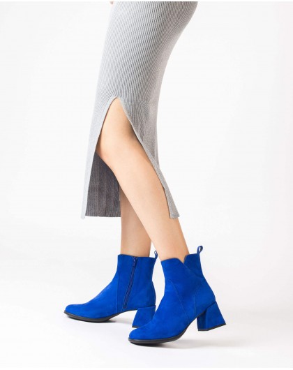 Wonders-Women-Blue MARINE ankle boot