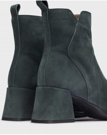 Wonders-Ankle Boots-Green MARINE ankle boot