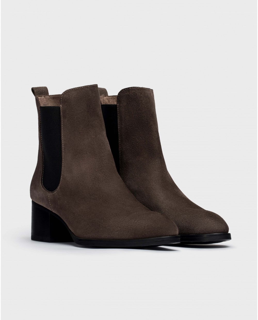 Wonders-Ankle Boots-Brown Chelsea ankle boot